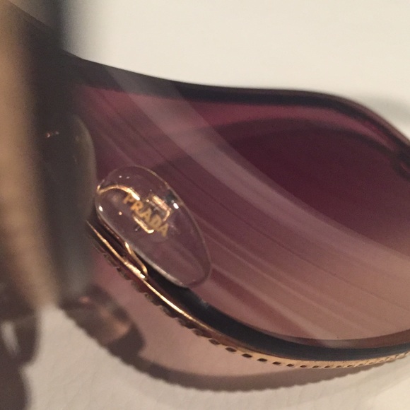 Prada Gold Velvet Rope Sunglasses - Made in Italy - Picture 8 of 8